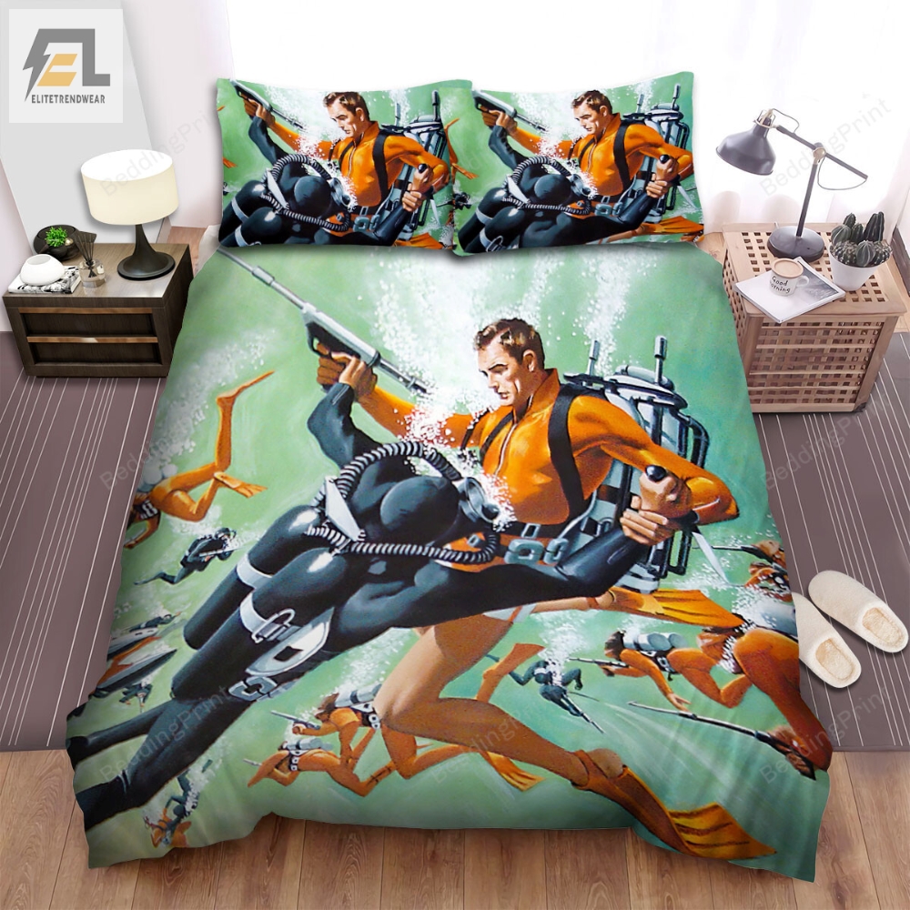 Thunderball Movie Art 3 Bed Sheets Duvet Cover Bedding Sets 