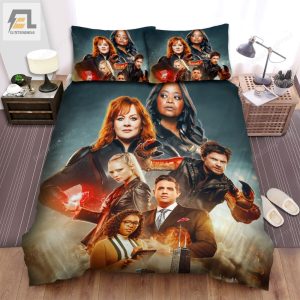 Thunder Force 2021 Poster Movie Poster Bed Sheets Duvet Cover Bedding Sets Ver 2 elitetrendwear 1 1