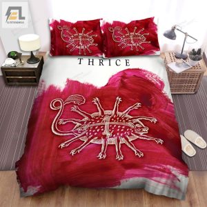 Thrice Band Red Pig Bed Sheets Spread Comforter Duvet Cover Bedding Sets elitetrendwear 1 1