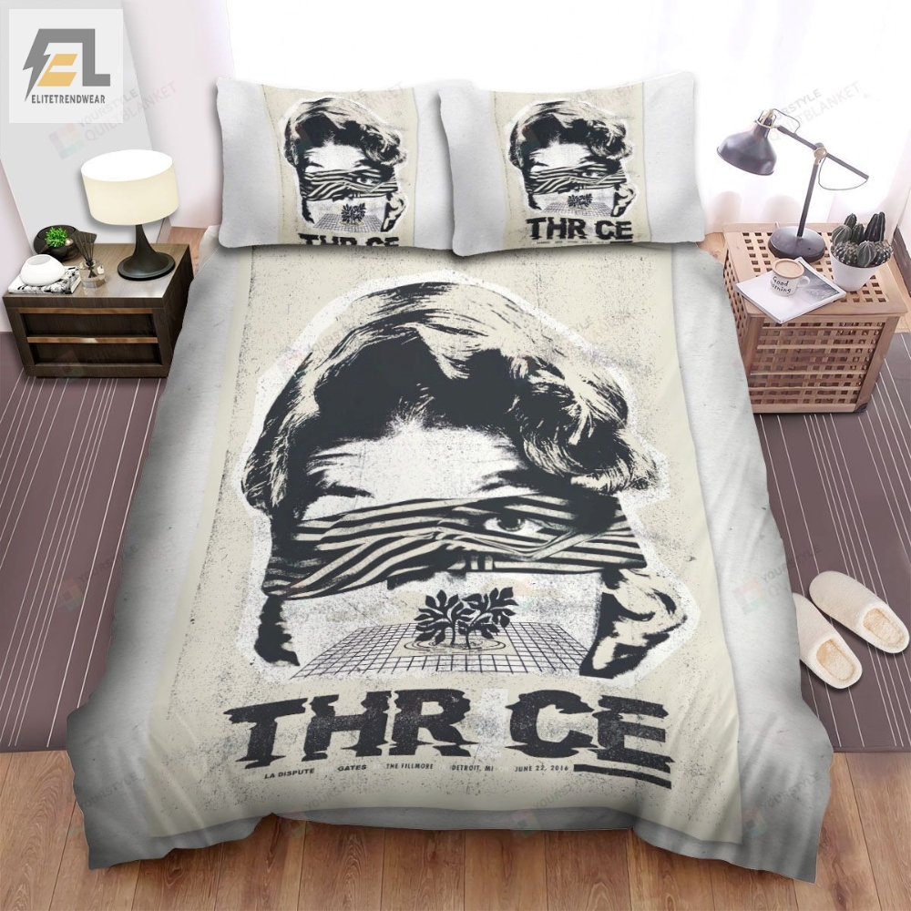 Thrice Band Blind Woman Bed Sheets Spread Comforter Duvet Cover Bedding Sets 