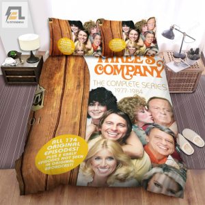 Threeas Company 1976A1984 The Complete Series Movie Poster Bed Sheets Duvet Cover Bedding Sets elitetrendwear 1 1
