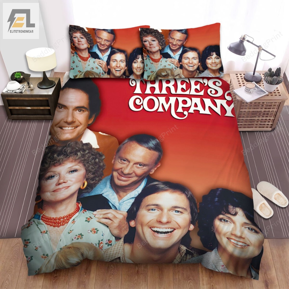 Threeâs Company 1976Â1984 Poster Movie Poster Bed Sheets Duvet Cover Bedding Sets Ver 1 