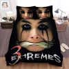 Threea Extremes Movie Smudged Eyeliner Photo Bed Sheets Spread Comforter Duvet Cover Bedding Sets elitetrendwear 1