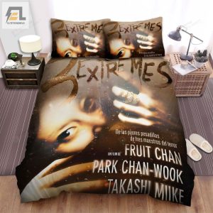 Threea Extremes Movie Creepy Eyes Photo Bed Sheets Spread Comforter Duvet Cover Bedding Sets elitetrendwear 1 1