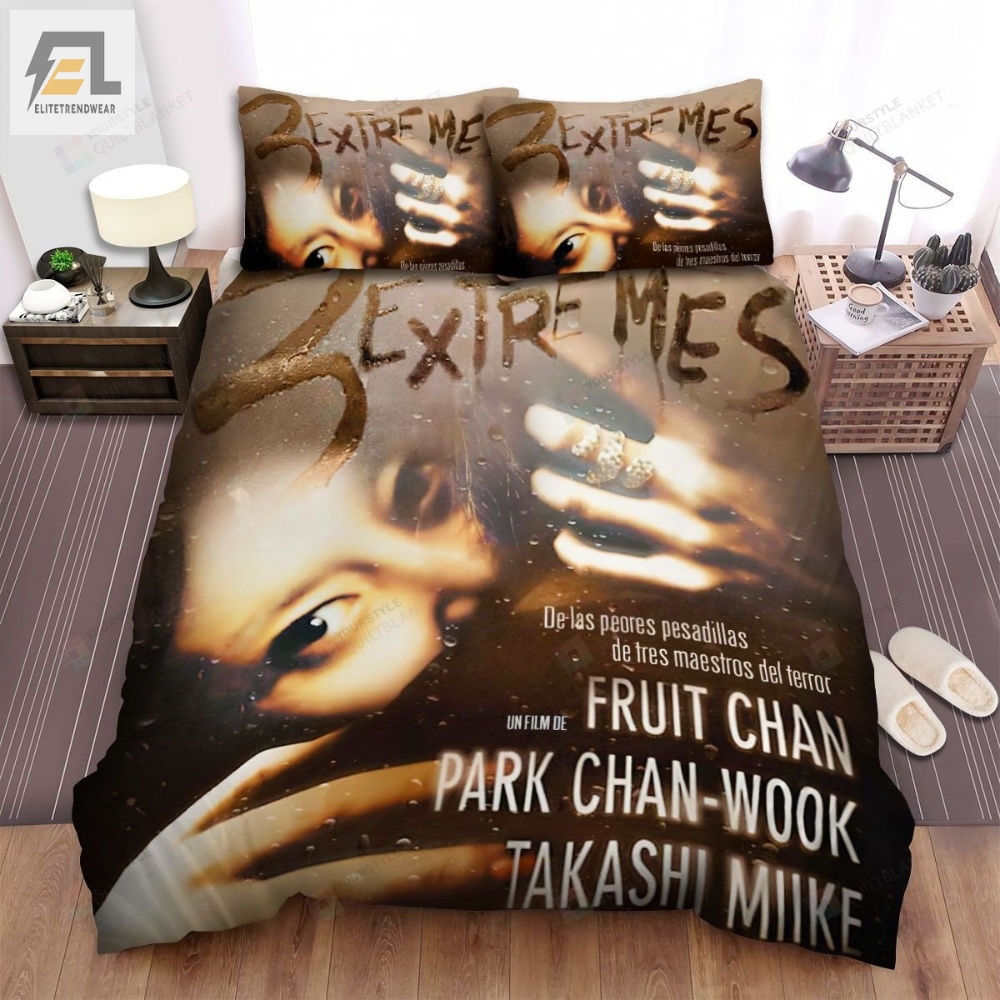 Threeâ Extremes Movie Creepy Eyes Photo Bed Sheets Spread Comforter Duvet Cover Bedding Sets 