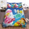 Three Princesses In Super Mario Digital Painting Bed Sheets Duvet Cover Bedding Sets elitetrendwear 1