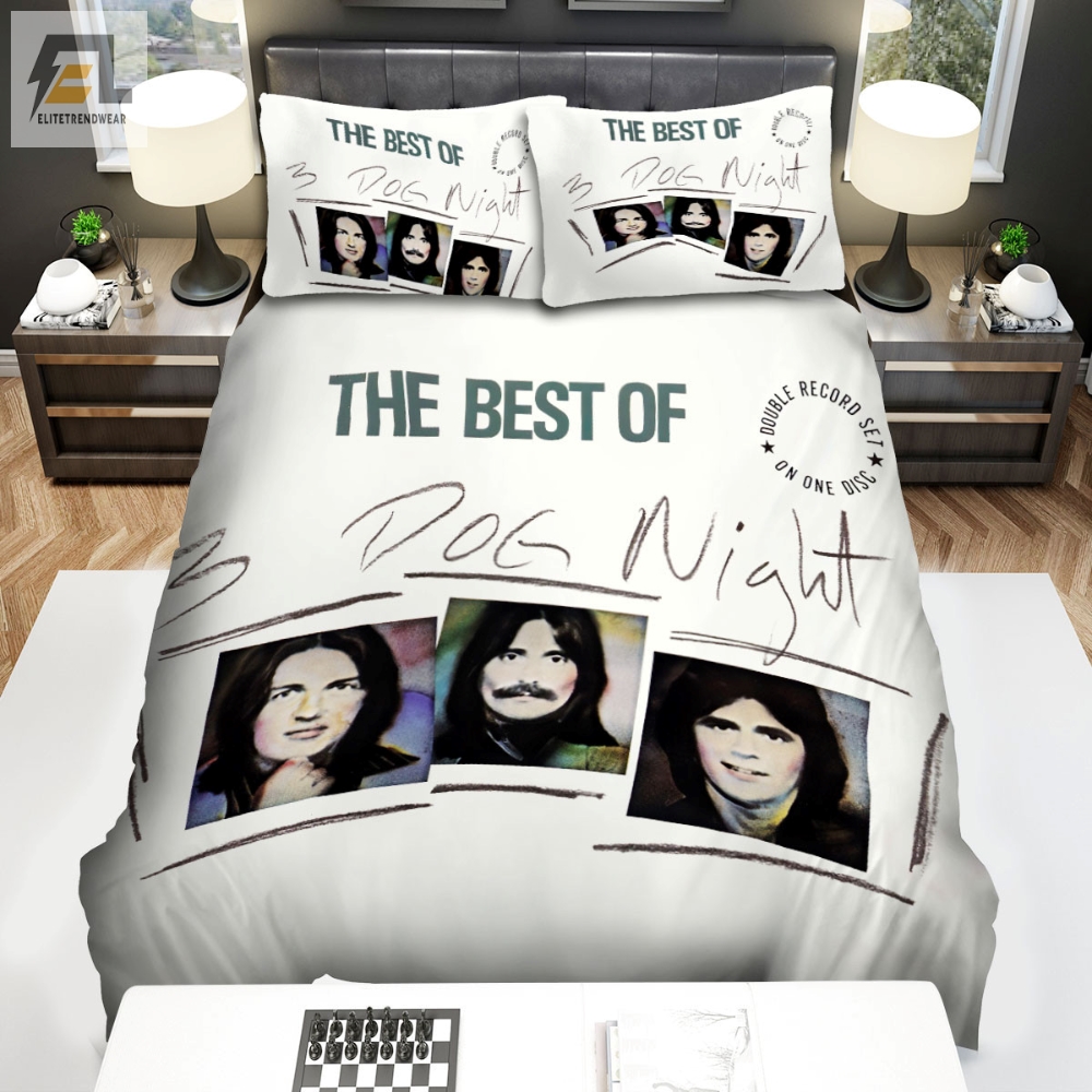 Three Dog Night The Best Of 3 Dog Night Album Cover Bed Sheets Spread Comforter Duvet Cover Bedding Sets 