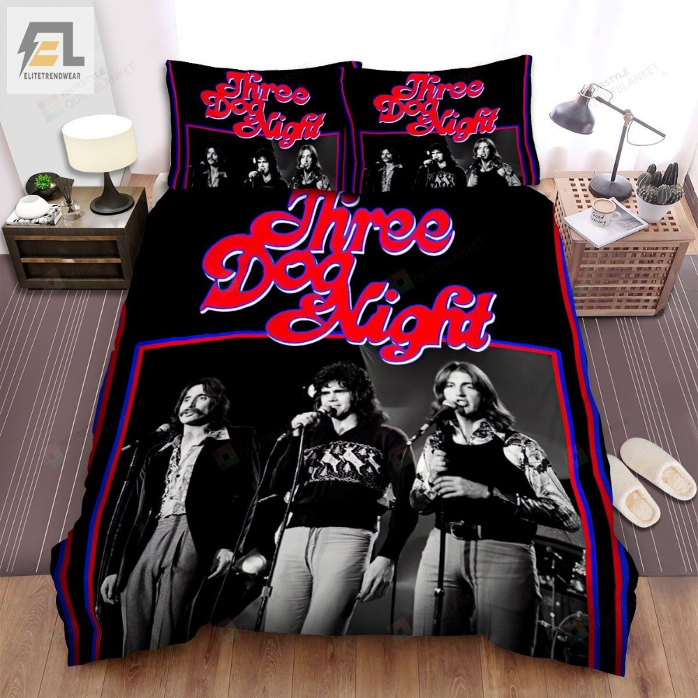 Three Dog Night Poster Bed Sheets Spread Comforter Duvet Cover Bedding Sets 