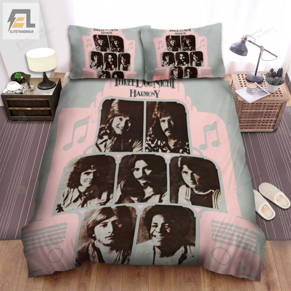 Three Dog Night Harmony Album Cover Bed Sheets Spread Comforter Duvet Cover Bedding Sets 