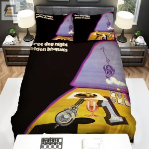 Three Dog Night Golden Biscuits Album Cover Bed Sheets Spread Comforter Duvet Cover Bedding Sets elitetrendwear 1 1