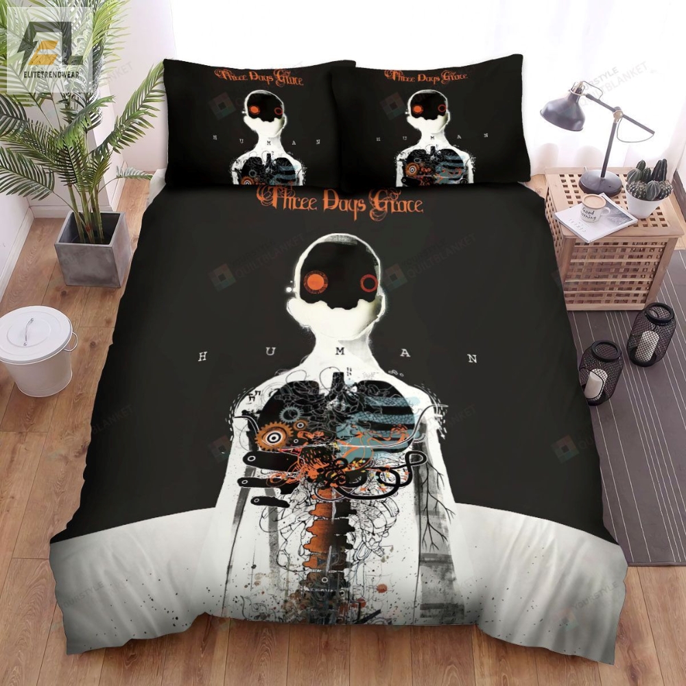 Three Days Grace Album Human Bed Sheets Spread Comforter Duvet Cover Bedding Sets 