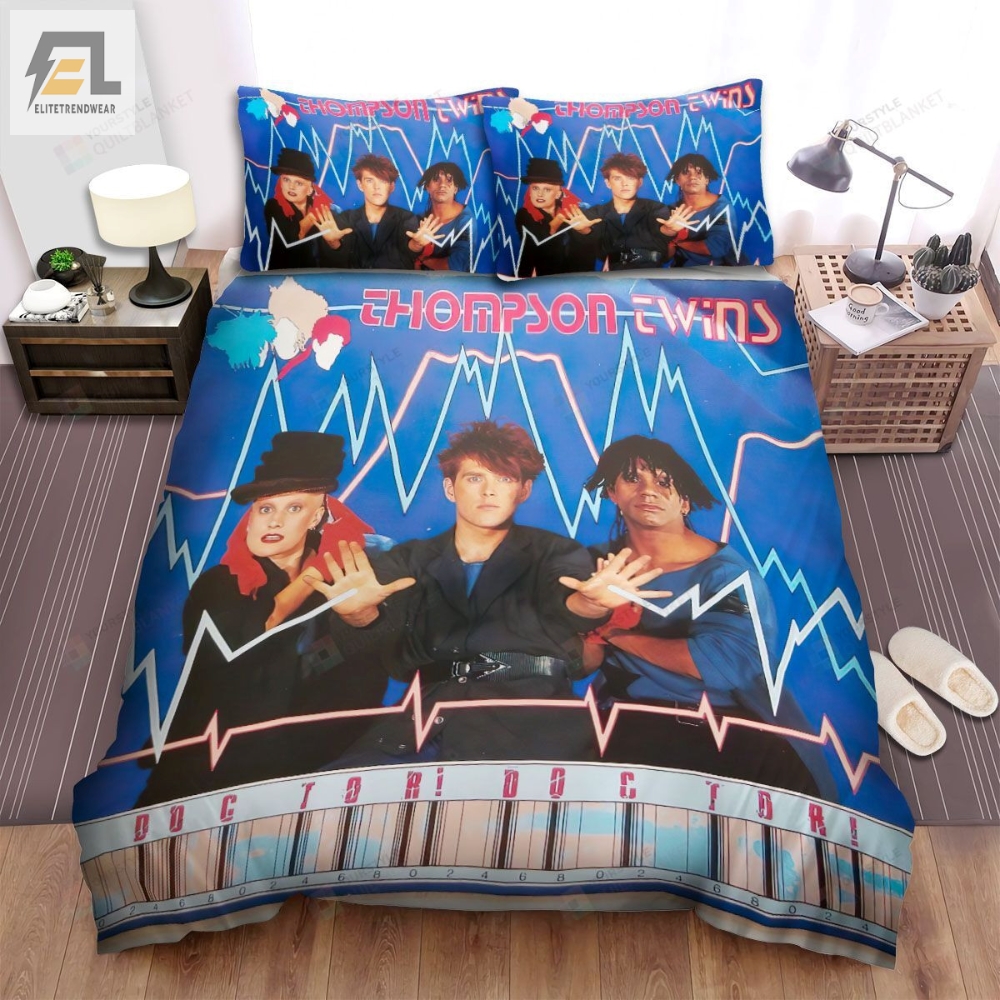 Thompson Twins Doctor Album Music Bed Sheets Spread Comforter Duvet Cover Bedding Sets 
