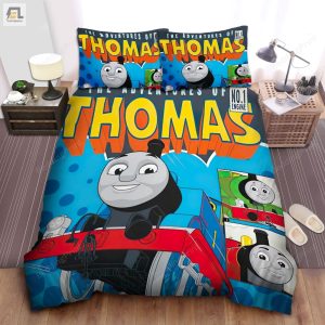 Thomas Train The Runway Engine Bed Sheets Duvet Cover Bedding Sets elitetrendwear 1 1