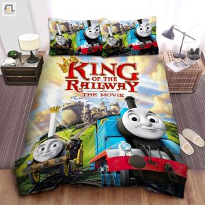 Thomas Train King Of The Railway Bed Sheets Duvet Cover Bedding Sets elitetrendwear 1 1