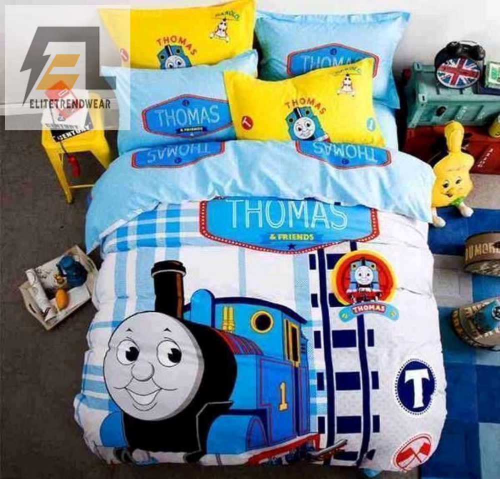 Thomas Train Customize Duvet Cover Bedding Set Quilt Cover 