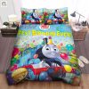 Thomas Train Balloons Bed Sheets Duvet Cover Bedding Sets elitetrendwear 1