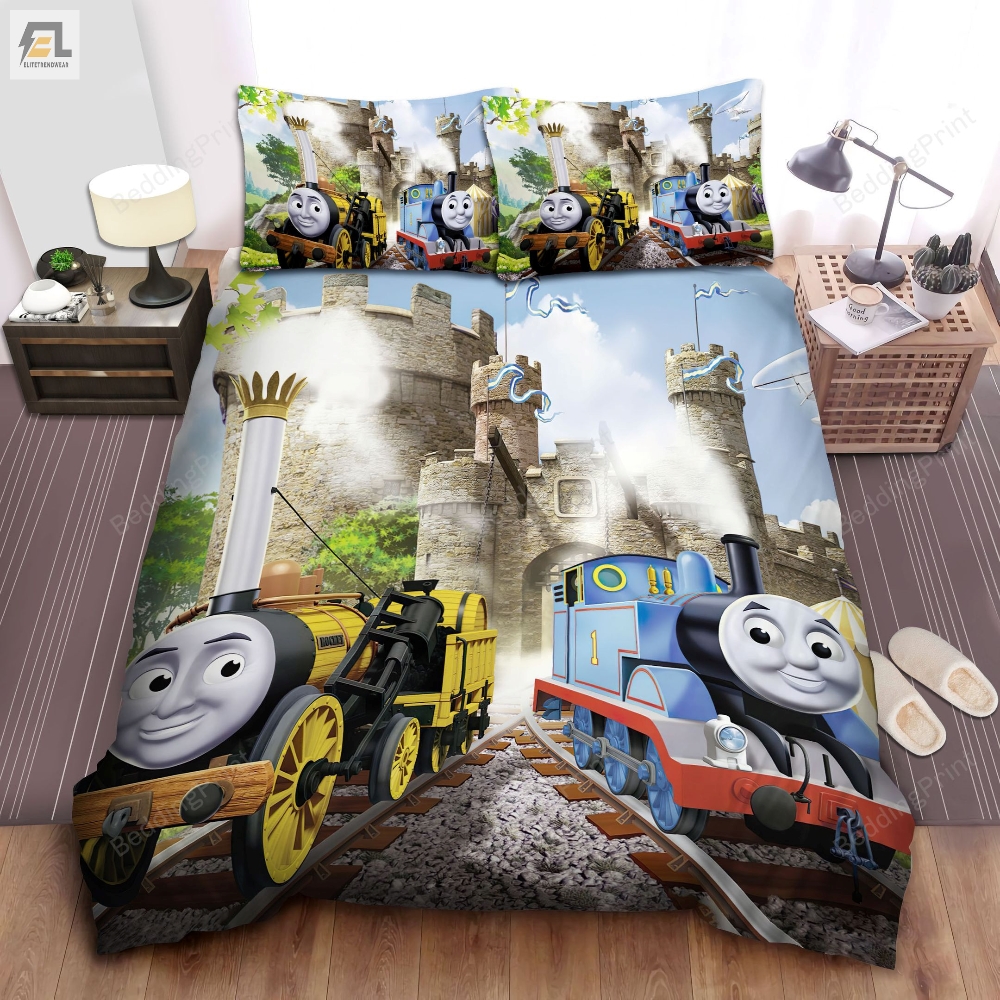 Thomas Train  Friends Castle Bed Sheets Duvet Cover Bedding Sets 
