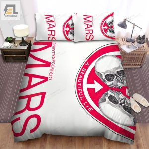 Thirty Seconds To Mars A Beautiful Lie Album Cover Bed Sheets Spread Comforter Duvet Cover Bedding Sets elitetrendwear 1 1