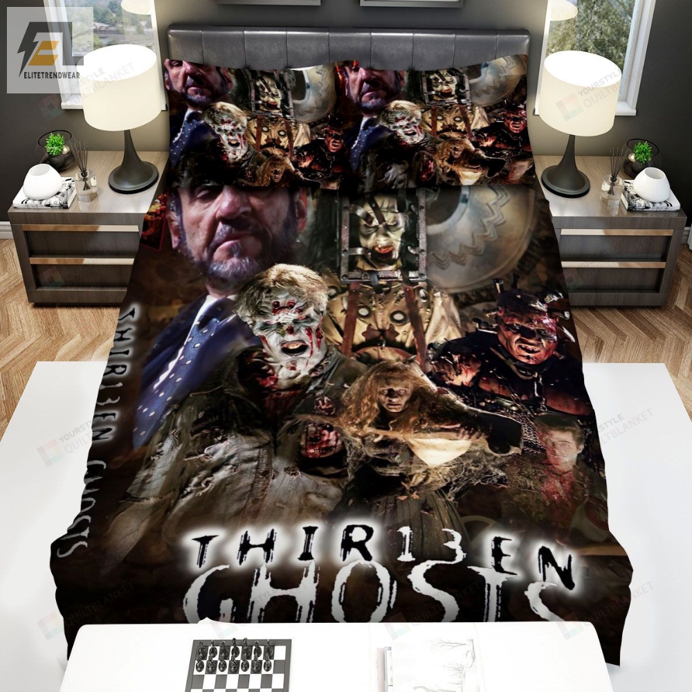 Thir13en Ghosts Misery Loves Company Movie Poster Bed Sheets Spread Comforter Duvet Cover Bedding Sets 