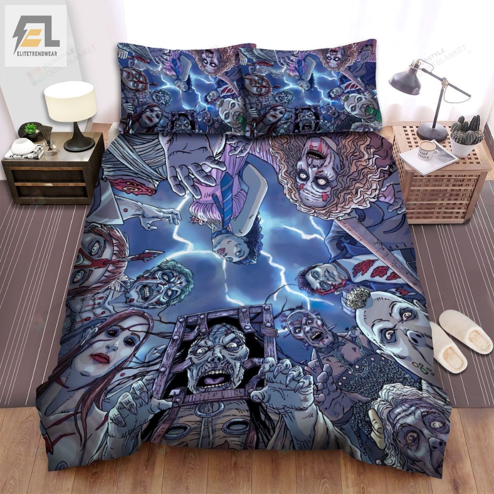 Thir13en Ghosts Art Scene In The Film Movie Art Picture Bed Sheets Spread Comforter Duvet Cover Bedding Sets 
