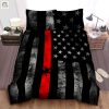 Thin Red Line Firefighter Bedding Sets Duvet Cover Pillow Cases elitetrendwear 1