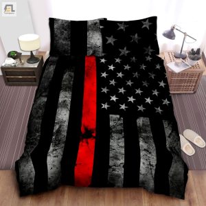 Thin Red Line Firefighter Bedding Sets Duvet Cover Pillow Cases elitetrendwear 1 1