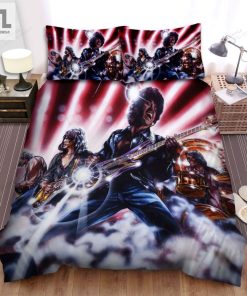 Thin Lizzy Band Performances Bed Sheets Spread Comforter Duvet Cover Bedding Sets elitetrendwear 1 1
