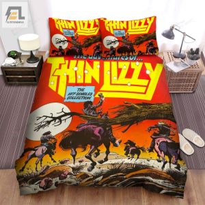 Thin Lizzy Band Album The Adventures Of Thin Lizzy Bed Sheets Spread Comforter Duvet Cover Bedding Sets elitetrendwear 1 1