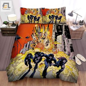 Thin Lizzy Band Art Picture Bed Sheets Spread Comforter Duvet Cover Bedding Sets elitetrendwear 1 1