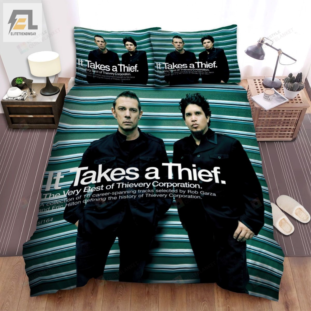 Thievery Corporation Band Album It Takes A Thief The Very Best Of Thievery Corporation Bed Sheets Spread Comforter Duvet Cover Bedding Sets 