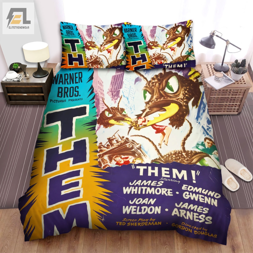 Them Movie Poster 3 Bed Sheets Spread Comforter Duvet Cover Bedding Sets 