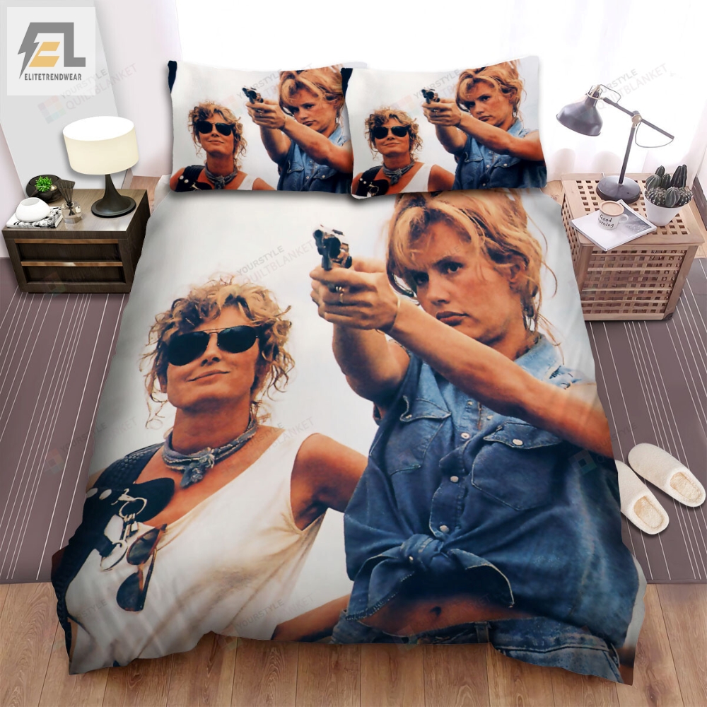 Thelma  Louise 1991 Movie Strong Girls Bed Sheets Duvet Cover Bedding Sets 