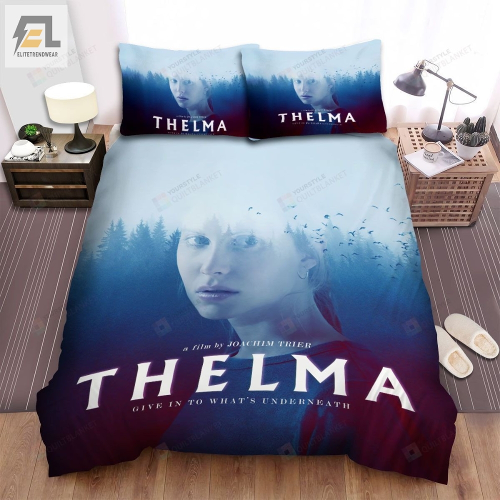 Thelma Blurry Girl Behind The Forest Movie Poster Bed Sheets Spread Comforter Duvet Cover Bedding Sets 