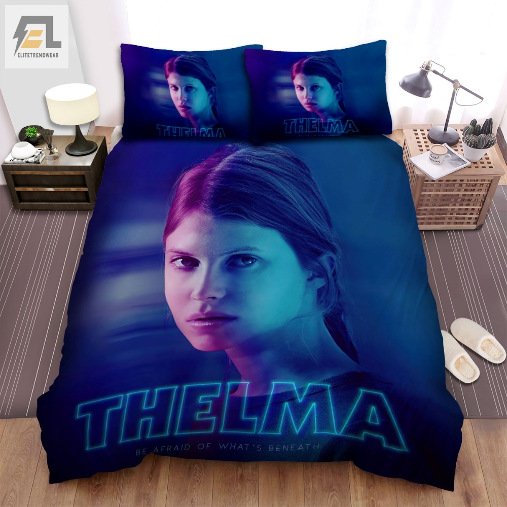 Thelma Be Afraid Of Whatâs Beneath Movie Poster Bed Sheets Spread Comforter Duvet Cover Bedding Sets 