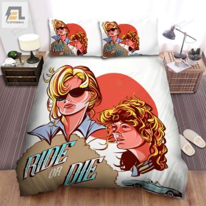 Thelma Louise 1991 Movie Ride Or Die Bed Sheets Duvet Cover Bedding Sets elitetrendwear 1 1