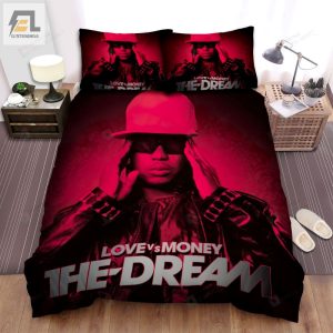 Thedream Love Vs Money Album Cover Bed Sheets Spread Comforter Duvet Cover Bedding Sets elitetrendwear 1 1