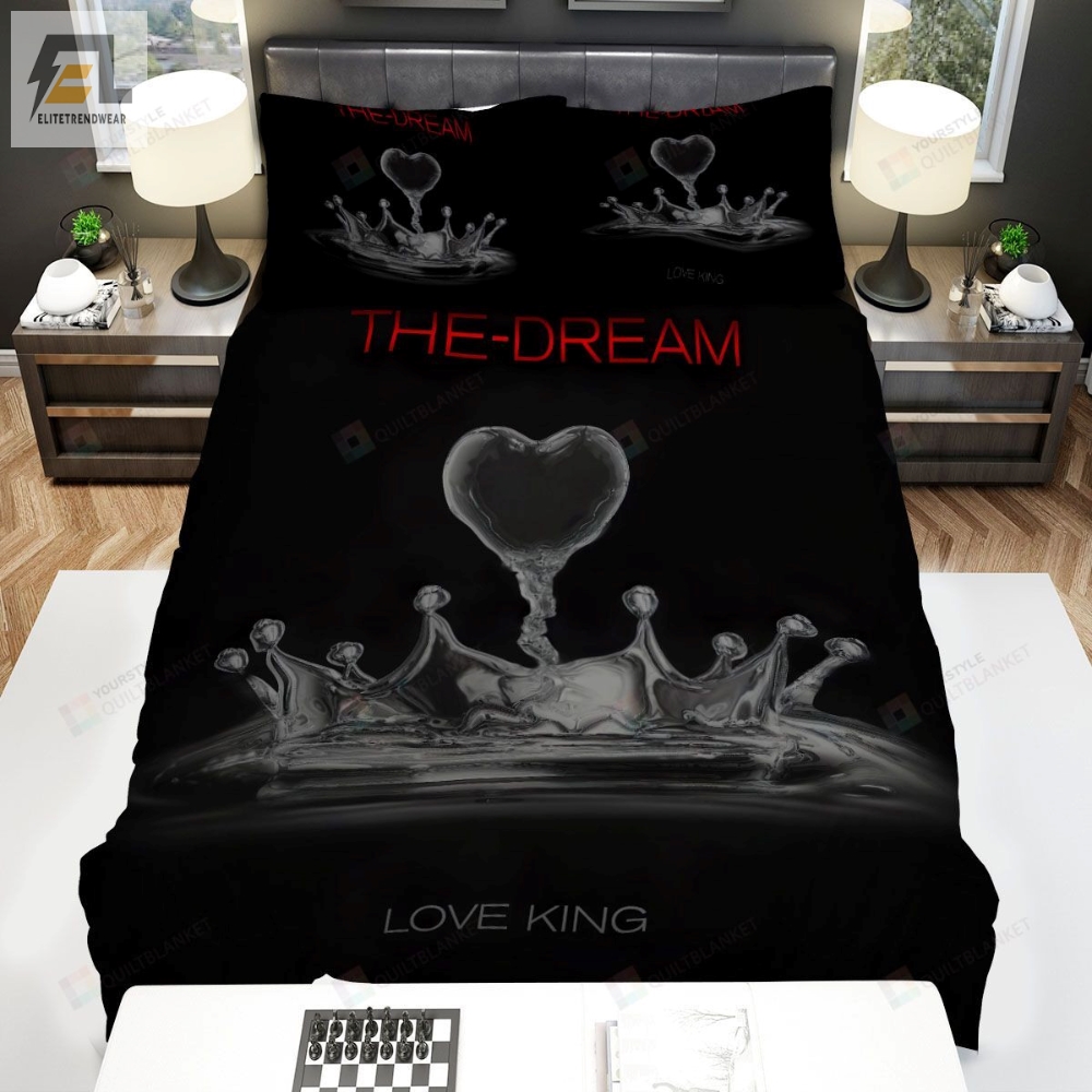 Thedream Love King Album Cover Bed Sheets Spread Comforter Duvet Cover Bedding Sets 