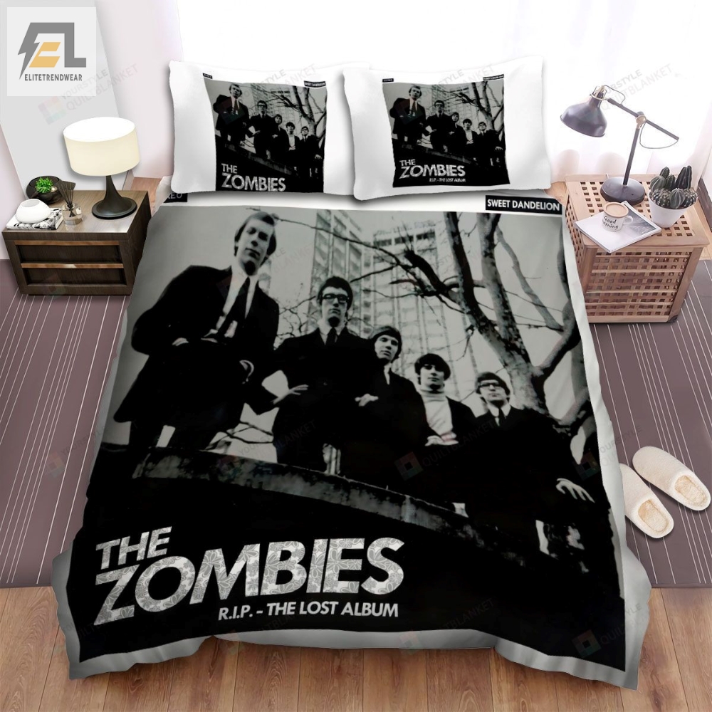 The Zombies Band R.I.P Â The Lost Album Album Cover Bed Sheets Spread Comforter Duvet Cover Bedding Sets 