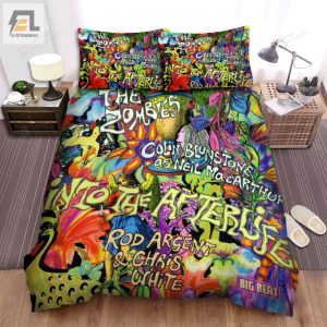 The Zombies Band Into The Afterlife Album Cover Bed Sheets Spread Comforter Duvet Cover Bedding Sets elitetrendwear 1 1