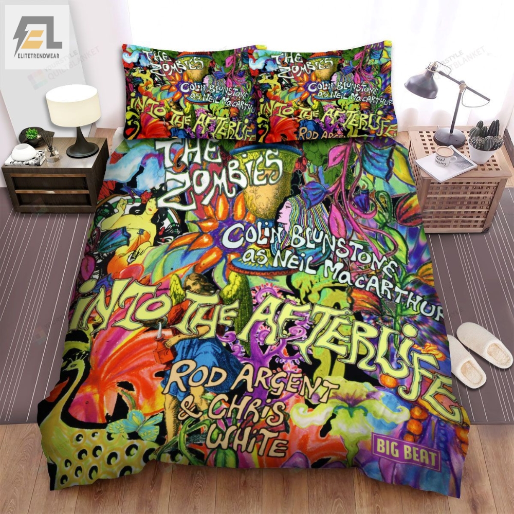 The Zombies Band Into The Afterlife Album Cover Bed Sheets Spread Comforter Duvet Cover Bedding Sets 