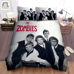 The Zombies Band In The Beggining Album Cover Bed Sheets Spread Comforter Duvet Cover Bedding Sets elitetrendwear 1 1