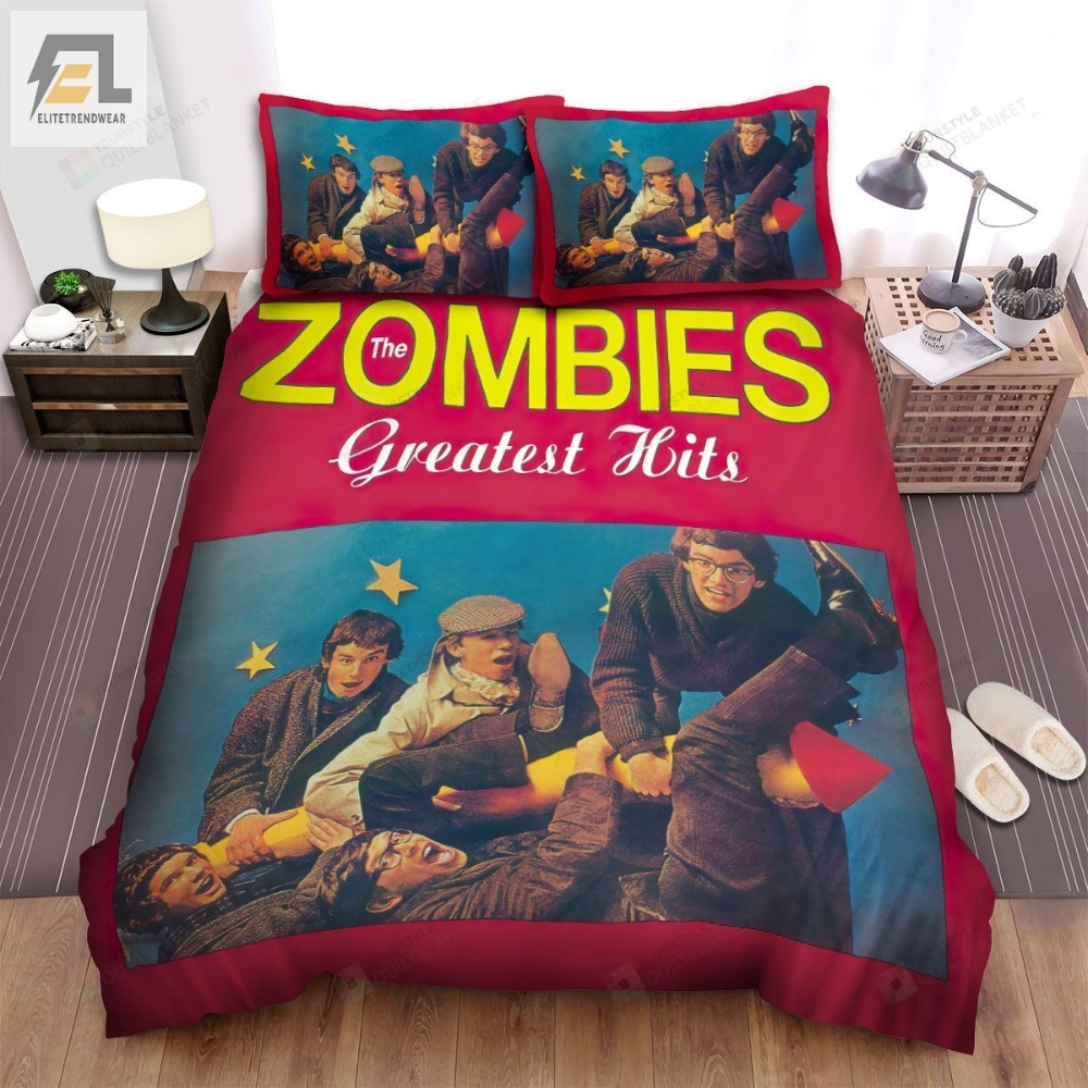 The Zombies Band Greatest Hits Album Cover Bed Sheets Spread Comforter Duvet Cover Bedding Sets 
