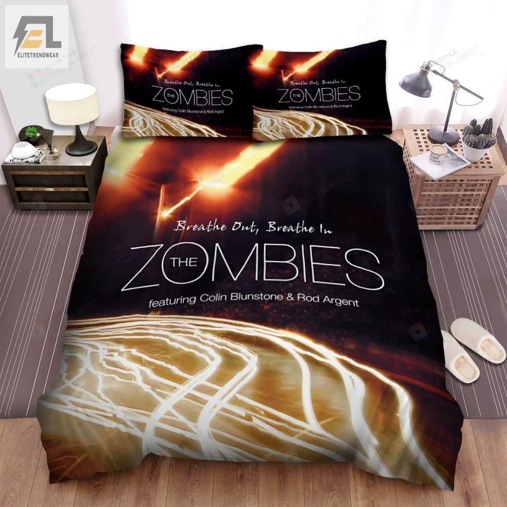 The Zombies Band Breathe Out Breathe In Album Cover Bed Sheets Spread Comforter Duvet Cover Bedding Sets 