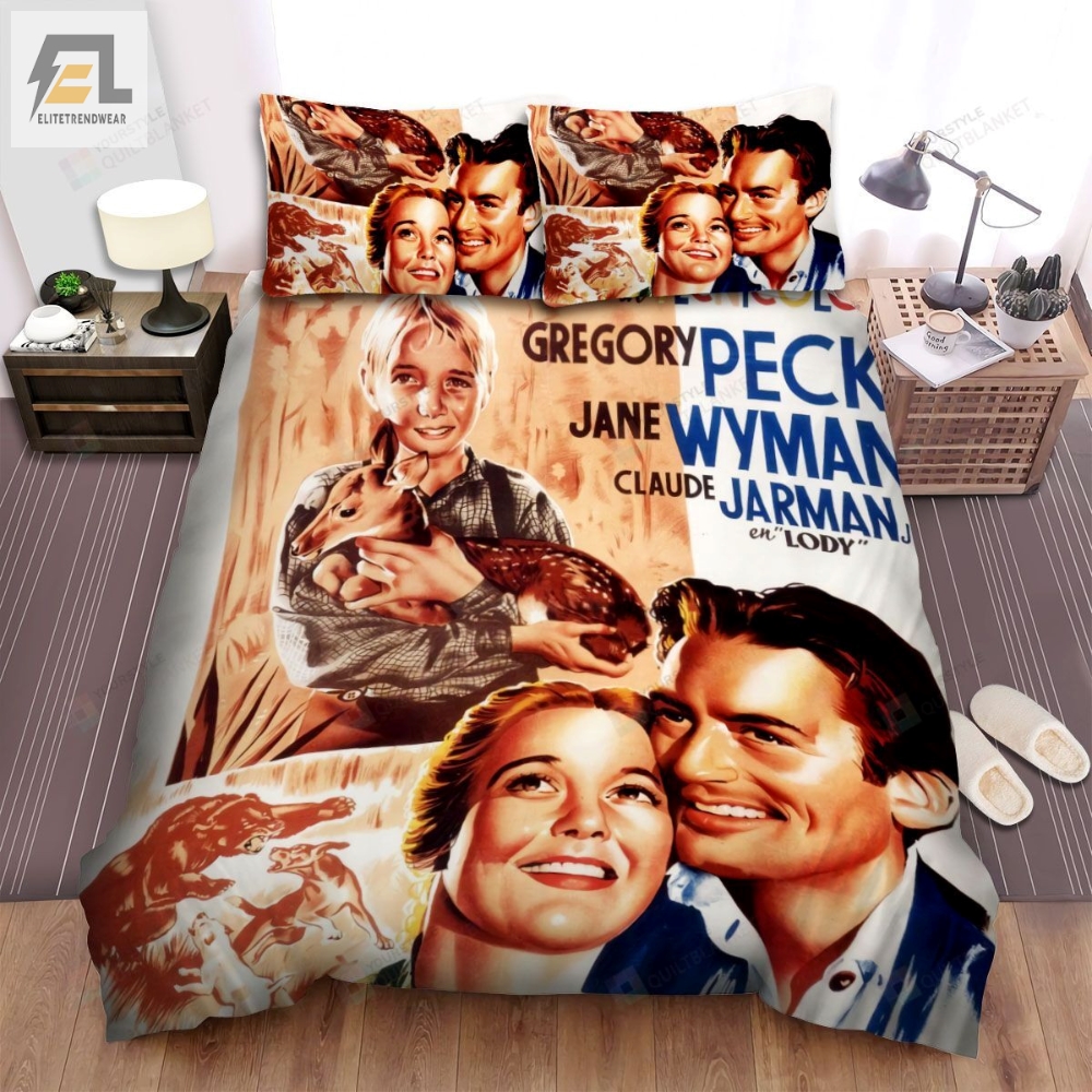 The Yearling M.G.M Presenta El Despertar Actors In The Movie Poster Bed Sheets Spread Comforter Duvet Cover Bedding Sets 