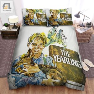 The Yearling A Wild Fawn Comes Between A Boy And His Family Movie Poster Bed Sheets Spread Comforter Duvet Cover Bedding Sets elitetrendwear 1 1