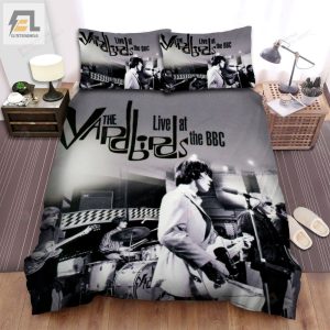 The Yardbirds Band The Yardbirds Live At The Bbc Album Cover Bed Sheets Spread Comforter Duvet Cover Bedding Sets elitetrendwear 1 1