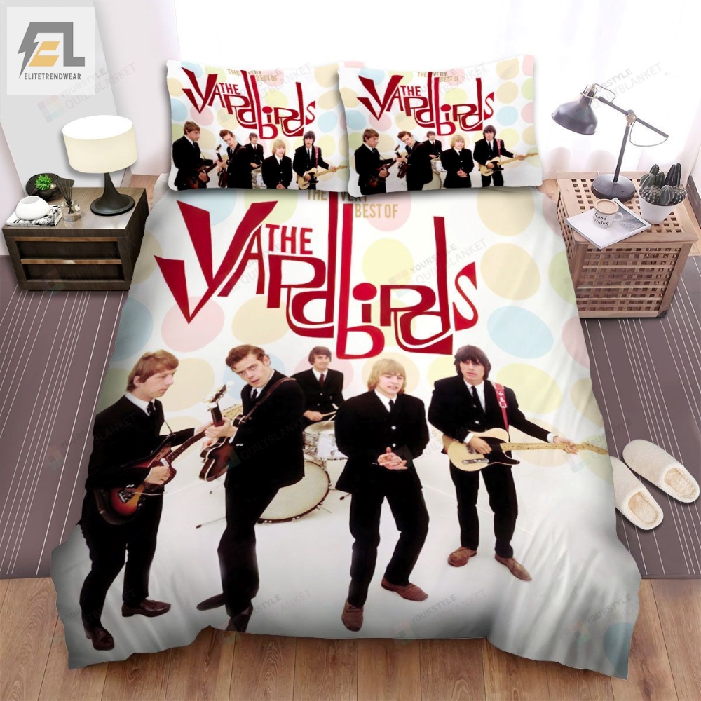 The Yardbirds Band The Very Best Of The Yardbirds Album Cover Bed Sheets Spread Comforter Duvet Cover Bedding Sets 