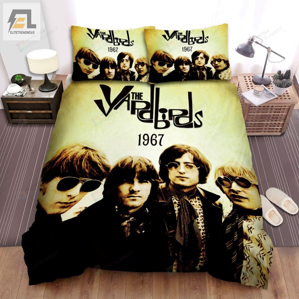 The Yardbirds Band Live In Stockholm  Offenbach 1967 Bed Sheets Spread Comforter Duvet Cover Bedding Sets 