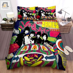 The Yardbirds Band Little Games Ver.2 Album Cover Bed Sheets Spread Comforter Duvet Cover Bedding Sets elitetrendwear 1 1