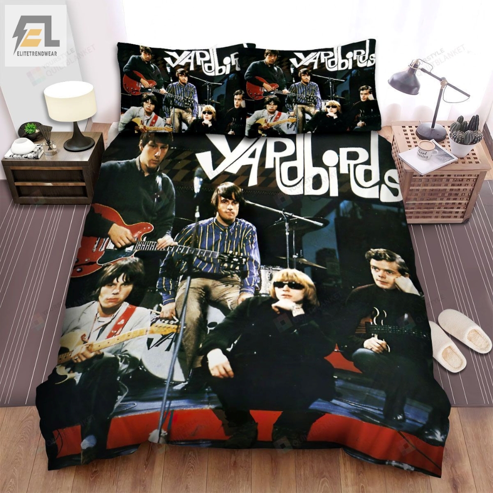 The Yardbirds Band Group Pose Bed Sheets Spread Comforter Duvet Cover Bedding Sets 